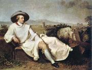 goethe in the campagna johann tischbein